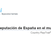 La reputación de España en el mundo. Country RepTrak®2019