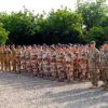 Militares franceses y chadianos