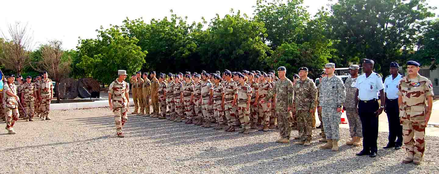 French and Chad military