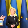 Borrell Zelensky y der Leyen