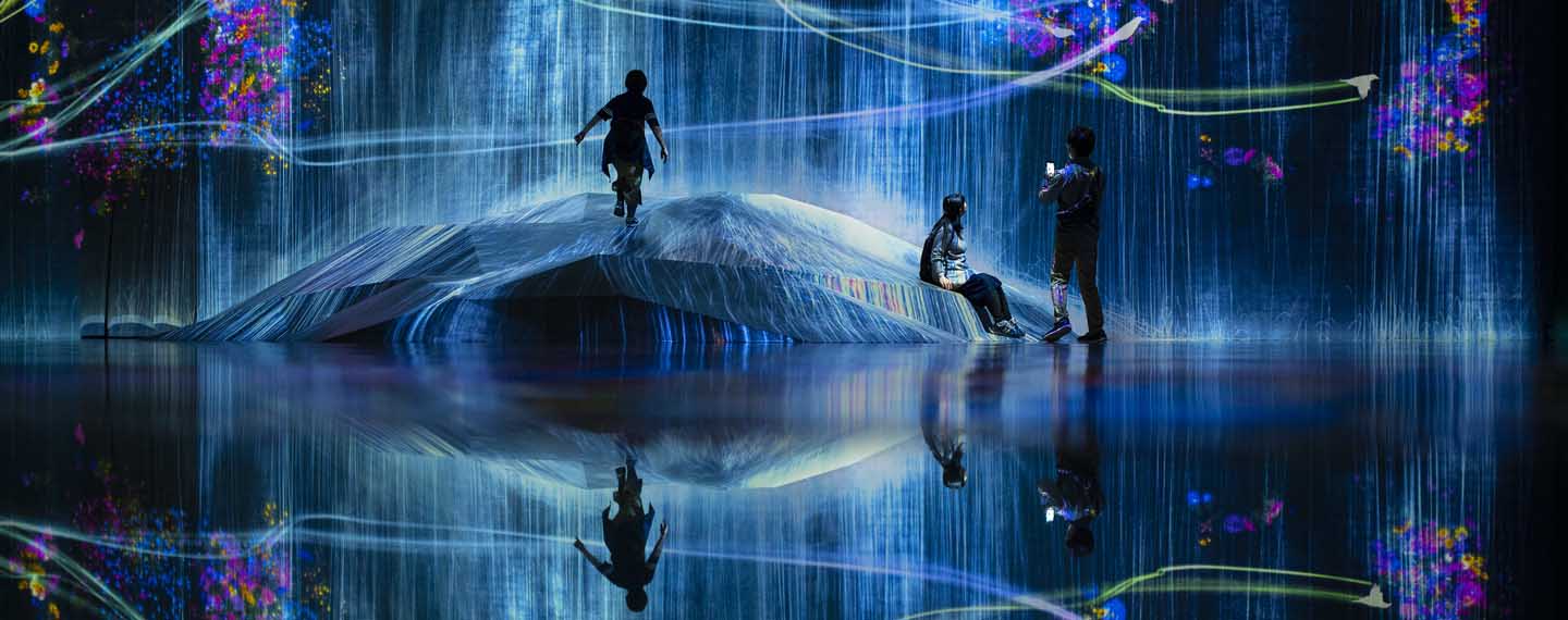 Instalación de arte en TeamLab Borderless, museo de arte digital en Tokio (Japón). Foto: Patrick Vierthaler (CC BY-NC 2.0).