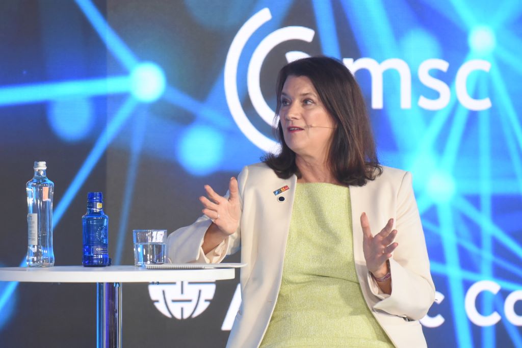 Ann Linde, Minister of Foreign Affairs, Sweden. 2022 NATO Public Forum