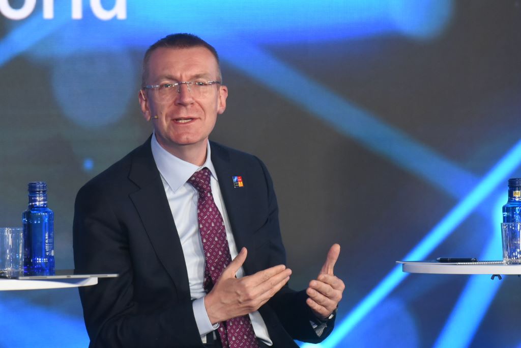 Edgars Rinkēvičs, Foreign Minister, Latvia. 2022 NATO Public Forum