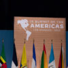 Imagen: Banderas en la IX Cumbre de las Américas 2022 (imagen recortada)