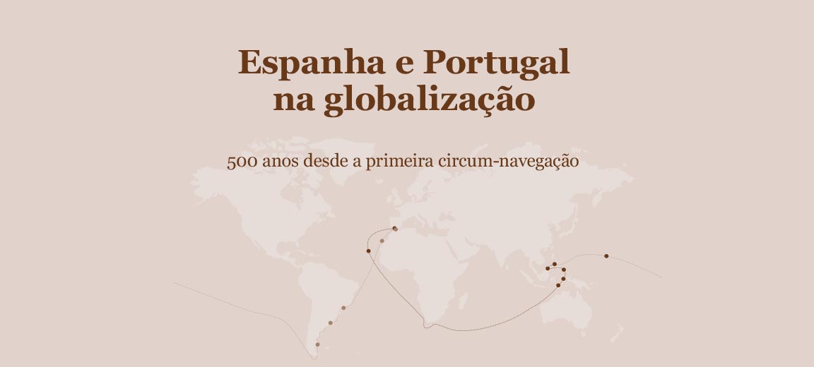 Portada del libro Espanha e Portugal na globalização. 500 anos desde a primeira circum-navegação. Real Instituto Elcano