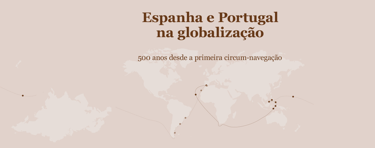 Capa do livro "Espanha e Portugal na globalização. 500 anos desde a primeira circum-navegação". Real Instituto Elcano.