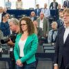 Minuto de silencio en el Parlamento Europeo por las víctimas del atentado de Barcelona, Cambrils y Turku (11/09/2017)